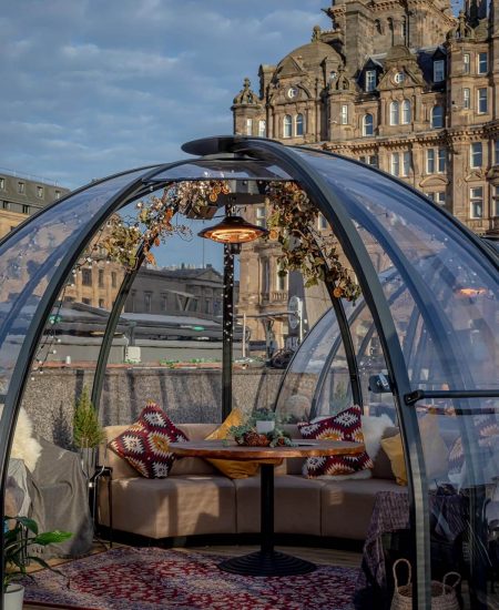 dinning domes outside seating