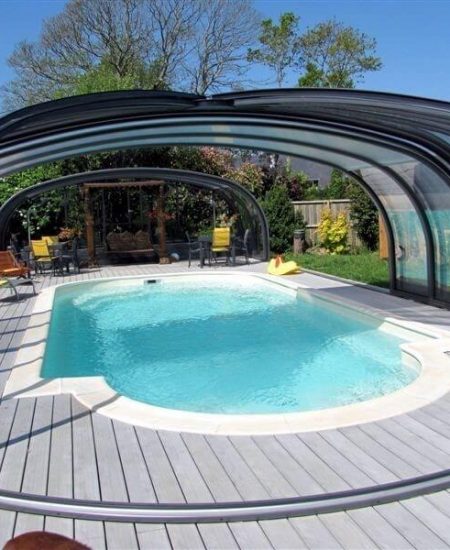 dinning domes outside swimming pool large 3
